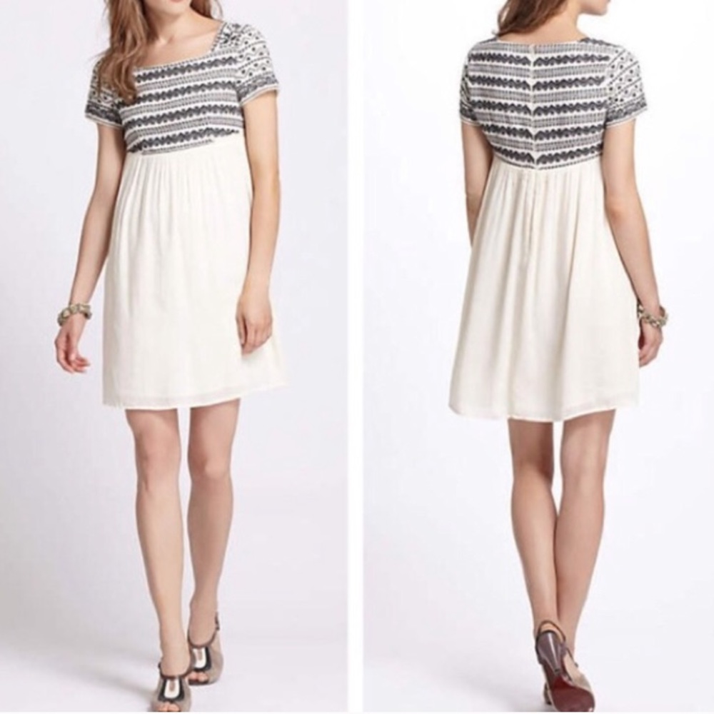 Anthropologie baby doll style dress